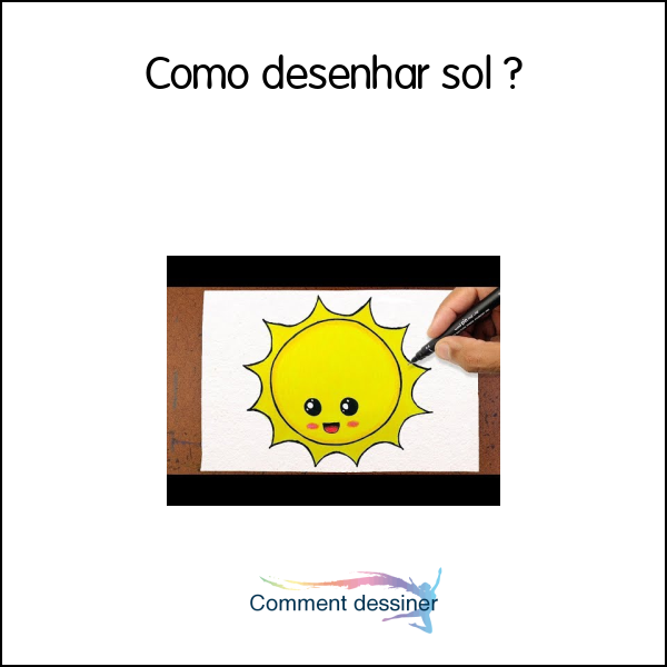 Como desenhar sol